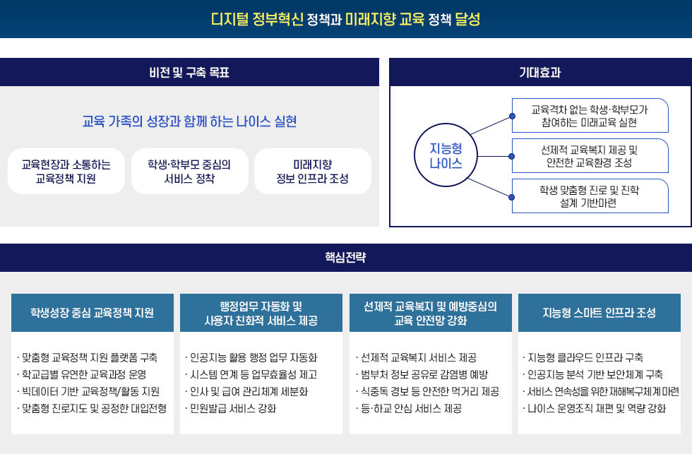 지능형 나이스 비전 및 목표