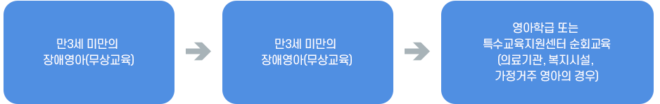 만 3세 미만의 장애영아 교육