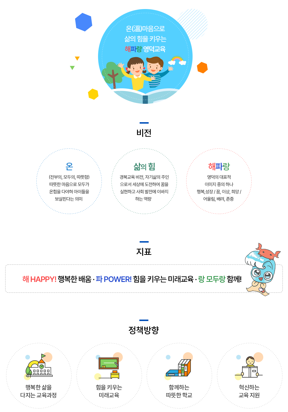 삶의 힘을 키우는 행복한 영덕교육