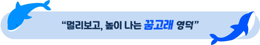 멀리 보고 높이 나는 꿈고래 영덕