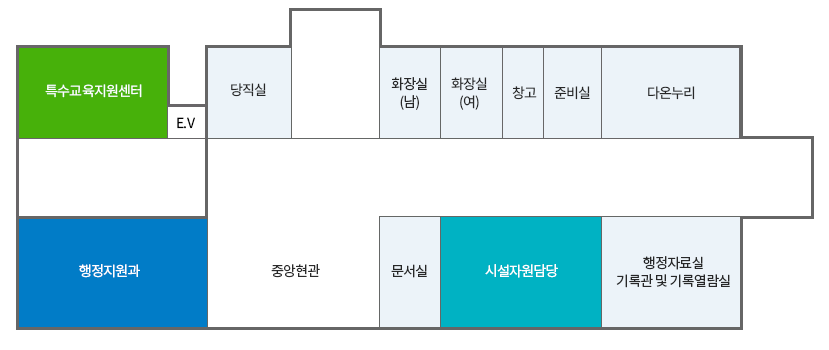 청사배치도 1층