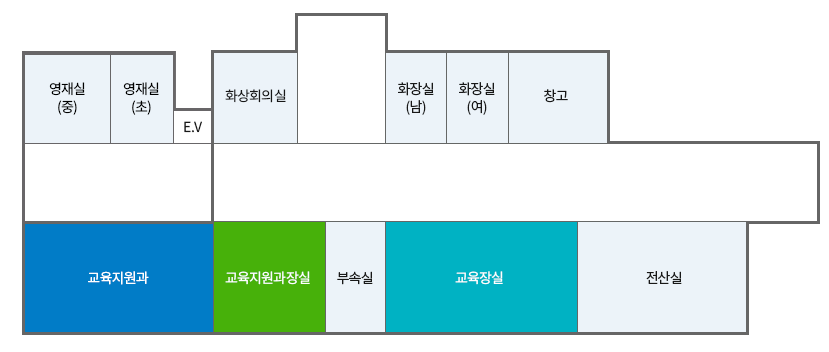 청사배치도 2층