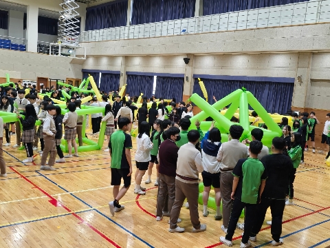 <인평중학교>  과학의 날 기념 페스티벌  '바람을 품은 구조물, 과학을 담다'