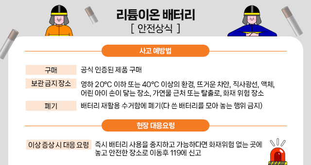 리튬이온 배터리 안전상식