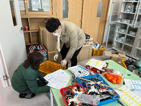 계림초등학교 과학실험실 관리지원(2023.2.21.)