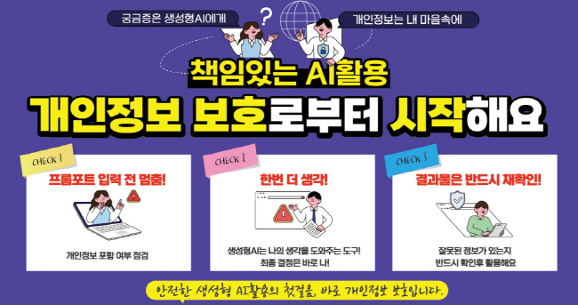 책임있는 AI활용 개인정보 보호로부터 시작해요