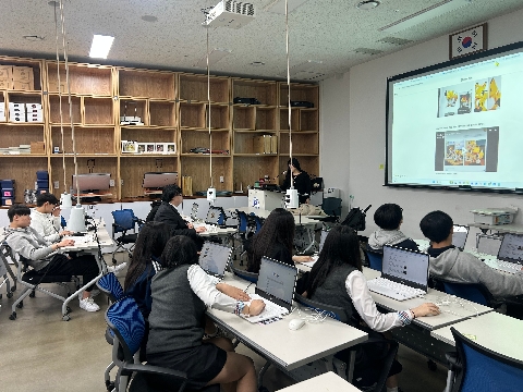 1일메이커체험교실(구미정보고등학교), 단체관람(숭산초)