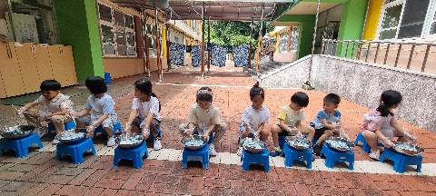 [산북초병설유]쪽염색 이불로 시원한 여름밤을....