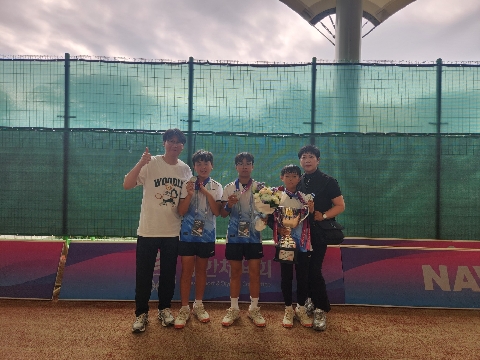 ｢점촌중앙초｣ 제55회 전국소년체육대회 소프트테니스 단체전 은메달, 개인단식 은메달, 개인복식 동메달 획득