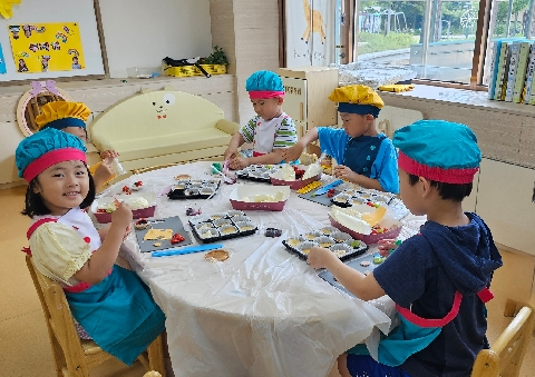 [가은초병설유치원]꼬마 요리사들의 미니타르트 만들기