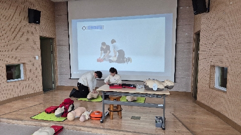 교직원 심폐소생술 교육(안동중학교)