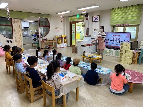 [예천동부초병설유치원] 유초이음 케이크 만들기 체험