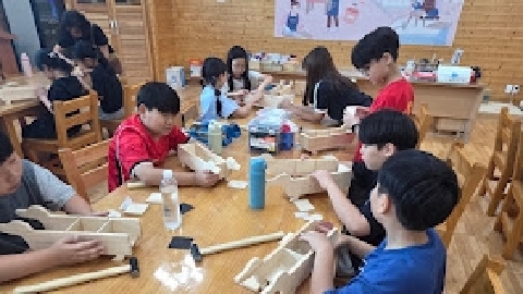 [호명초등학교] 도농이음교실 목재 체험 실시