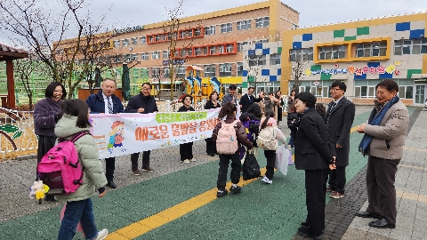 [영주교육지원청]  영주교육지원청, 새학년 새학기 등교 지도 실시